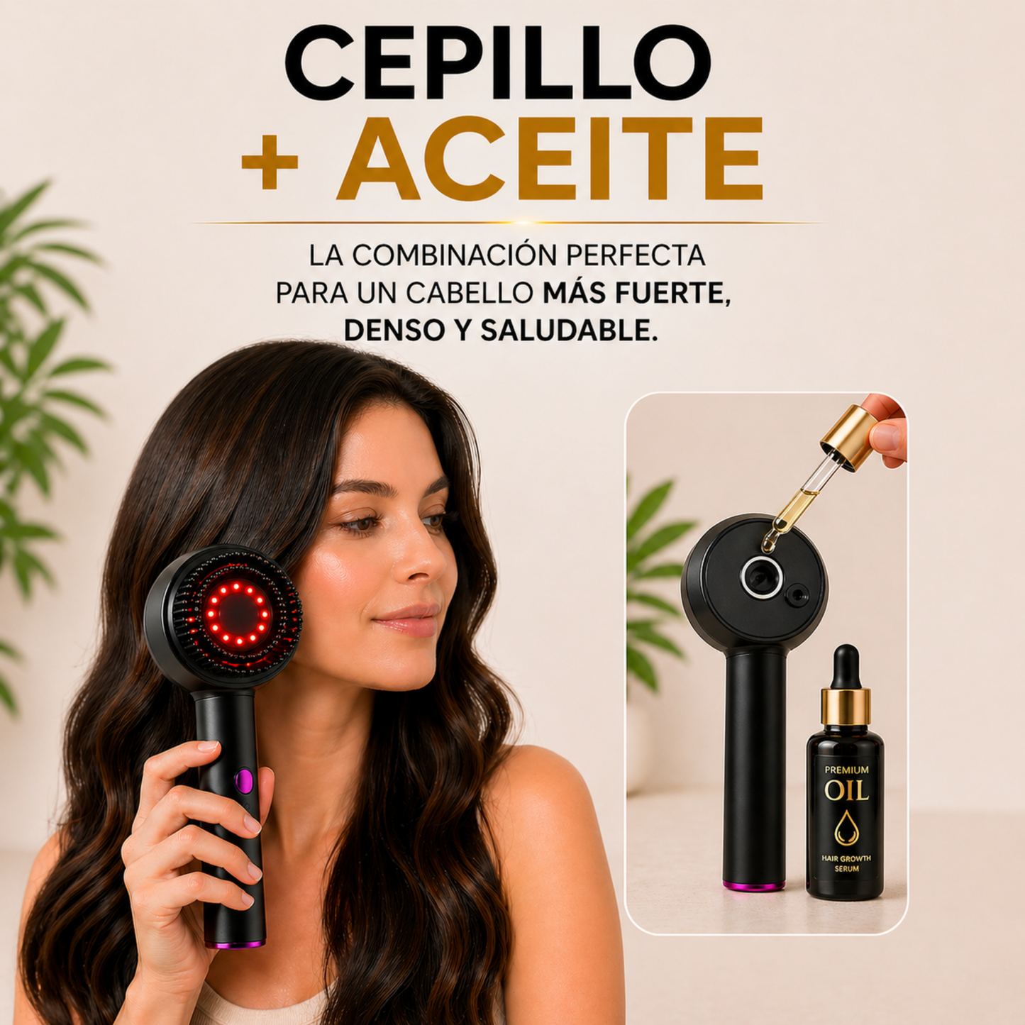 CEPILLO ESTIMULADOR DE CRECIMIENTO CAPILAR